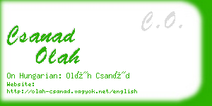 csanad olah business card